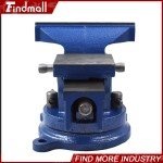 4" Heavy Duty Bench Vise with Swivel Base