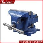 4" Heavy Duty Bench Vise with Swivel Base