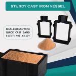 Cast Iron 2-Part Flask Mold for Metal Casting