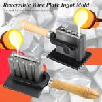 Reversible Ingot Mold for Casting Precious Metals