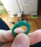 Green 6-Piece Ring Wax Tube Set for Jewelry