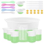 Silicone Measuring Cups Set for Resin and Jewelry