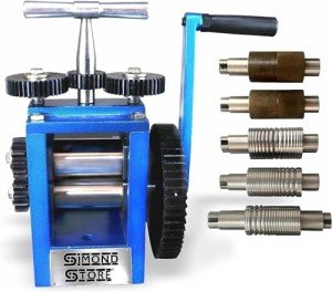 3-Inch Rolling Mill with 7 Rollers for Jewelry