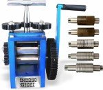 3-Inch Rolling Mill with 7 Rollers for Jewelry