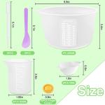 Silicone Measuring Cups Set for Resin and Jewelry