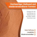 Fine Casting Sand and Viscosity-Boosting Clay Set