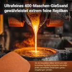 Fine Casting Sand and Viscosity-Boosting Clay Set