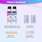 8oz Silicone Mold Making Kit for Resin Casting