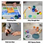 Thick Silicone Mat Set for Crafting and Casting