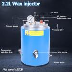 2.2L Adjustable Temperature Wax Injector Machine