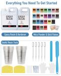Smallbudi Epoxy Resin Kit with Mica Powder