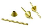 Brass Cone & Rod Mandrel Set for Jewelry Molds