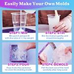 8oz Silicone Mold Making Kit for Resin Casting