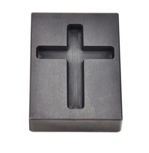 Gold Cross Graphite Ingot Mold for Jewelry
