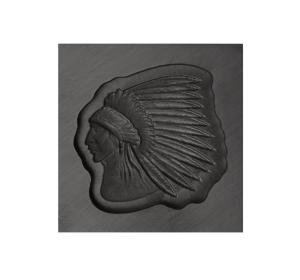 3D Graphite Ingot Mold - Indian Chiefs Head