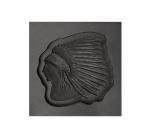 3D Graphite Ingot Mold - Indian Chiefs Head
