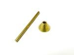 Brass Cone & Rod Mandrel Set for Jewelry Molds