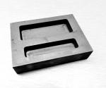 Graphite Ingot Mold with 1/2oz & 1oz Pockets