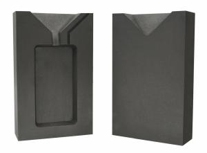 5 Ounce Gold Rectangular Graphite Ingot Mold