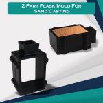 Cast Iron Flask Mold for Sand Casting Jewelry