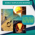 Cast Iron Flask Mold for Sand Casting Jewelry