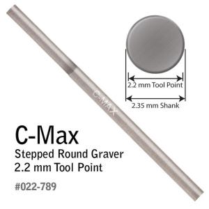GRS C-Max 2.2mm Round Stepped Graver Tool