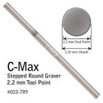 GRS C-Max 2.2mm Round Stepped Graver Tool