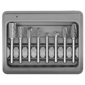 8pc Tungsten Carbide Burr Set for Grinders
