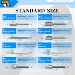 8pc Tungsten Carbide Burr Set for Grinders