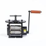 130mm Manual Jewelry Rolling Mill Machine - Black
