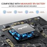 Milwaukee-Compatible Power Grease Gun, 10,000 PSI