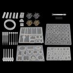 229Pcs Silicone Resin Molds for Jewelry Making