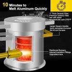 Nelyrho 6KG Propane Melting Furnace Kit