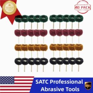 25mm Metal Polishing Buffing Wheel Burr Kit