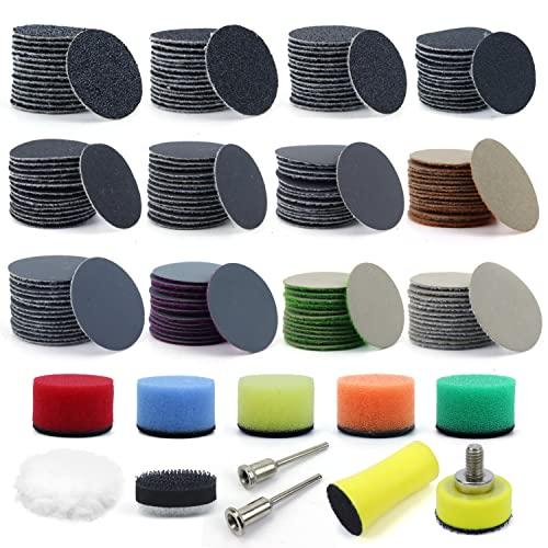 191 PCS Hook and Loop Sanding Discs Set