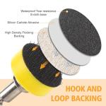 191 PCS Hook and Loop Sanding Discs Set