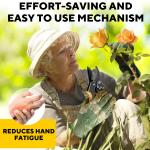 Heavy Duty Ratchet Pruning Shears for Gardening