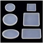 Luckkyme Silicone Resin Jewelry Molding Set, 6 Pack