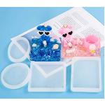 Luckkyme Silicone Resin Jewelry Molding Set, 6 Pack