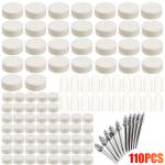 129 Pcs Wool Felt Polishing Buffing Wheels