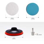 ZFE 5-Inch Wool Felt Polishing Pads Kit