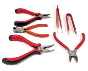 Jewelry Workbench Tool Set: Pliers and Tweezers
