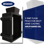 Cast Iron 2-Part Flask Mold for Sand Casting