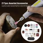 217-Piece Rotary Tool Accessories for Dremel