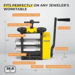 Jewelry Rolling Mill Machine 3-in-1 Adjustable Tool