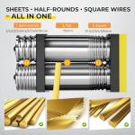 Jewelry Rolling Mill Machine 3-in-1 Adjustable Tool