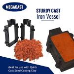 Cast Iron 2-Part Flask Mold for Sand Casting