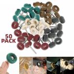 50-Piece Metal Polishing Wheel Burr Kit