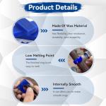 15PCS Carving Wax Blocks and Lost Wax Tubes Set