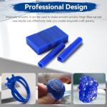 15PCS Carving Wax Blocks and Lost Wax Tubes Set